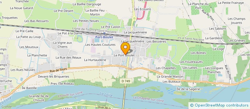 localisation de l'entreprise BOIS CENTRE OUEST à CHOUZE SUR LOIRE