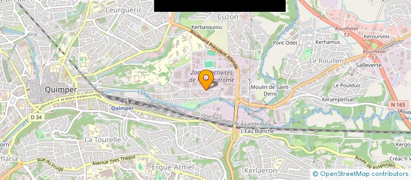 localisation de l'entreprise BOIS CHAUFFAGE QUIMPER à QUIMPER