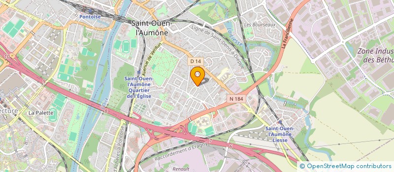 localisation de l'entreprise BOIS CHERI à SAINT-OUEN-L'AUMONE