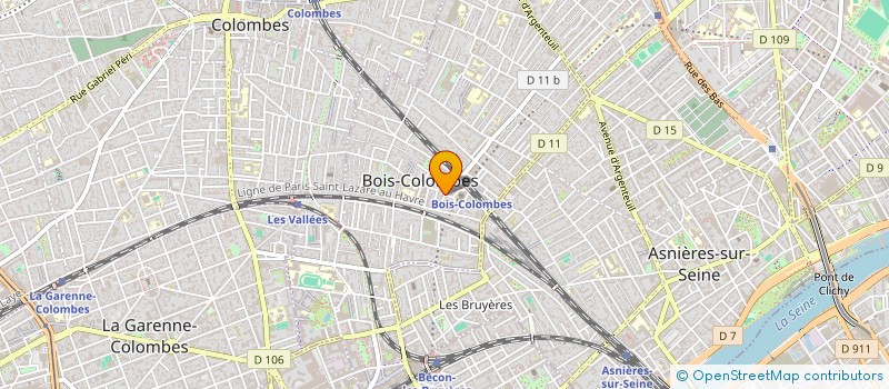 localisation de l'entreprise BOIS CHEVALIER à BOIS-COLOMBES