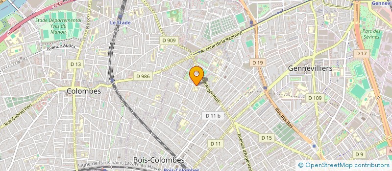 localisation de l'entreprise BOIS.CO.LAND à BOIS-COLOMBES