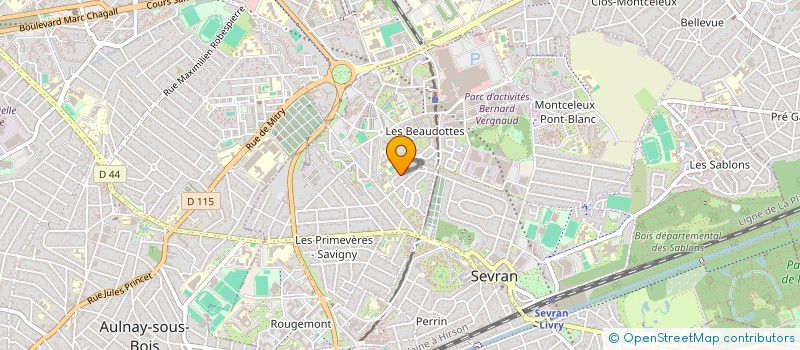 localisation de l'entreprise BOIS CONCEPT  GAGNY