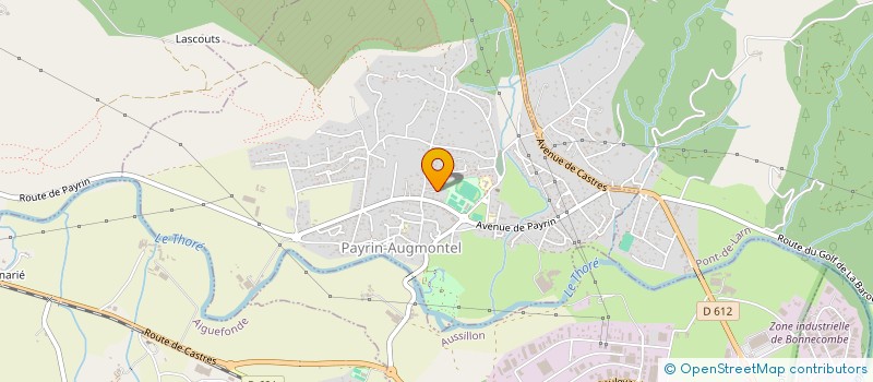 localisation de l'entreprise BOIS CONCEPT OCCITAN  PAYRIN-AUGMONTEL