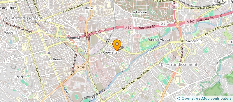 localisation de l'entreprise BOIS CONCEPT'S à MARSEILLE
