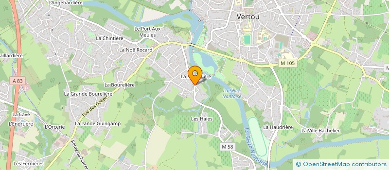 localisation de l'entreprise BOIS CONCEPTION  VERTOU