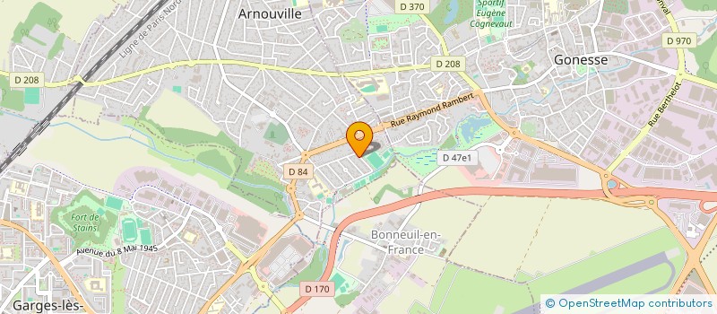 localisation de l'entreprise BOIS CONFORT à ARNOUVILLE
