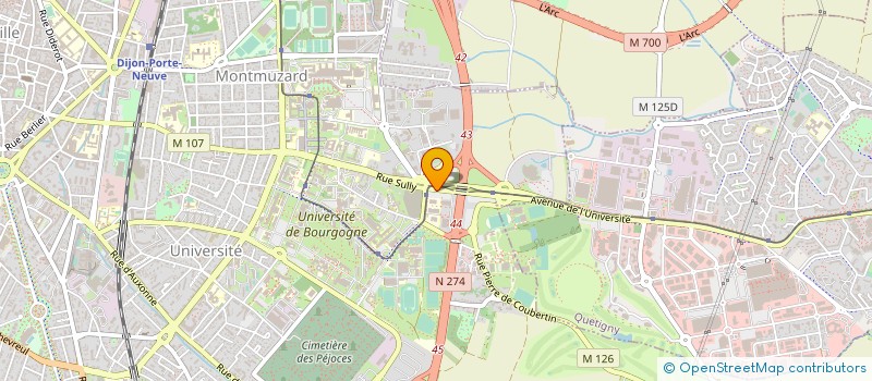 localisation de l'entreprise BOIS CROISES DE BOURGOGNE  DIJON