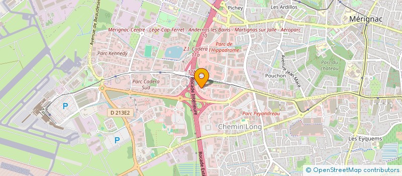 localisation de l'entreprise BOIS CUIR ET TENDANCE  MERIGNAC