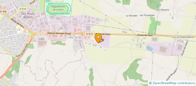 localisation de l'entreprise BOIS D'AMBRE  GLOS