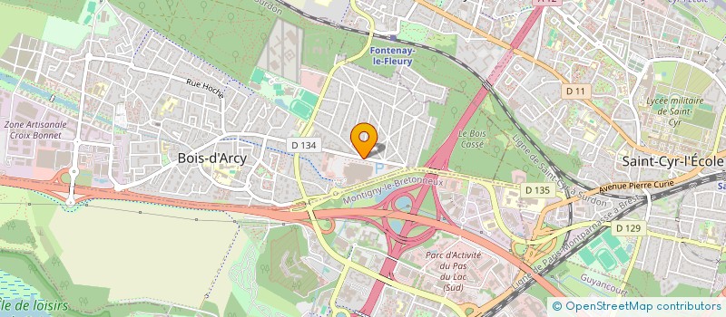 localisation de l'entreprise BOIS D ARCY EVASION à BOIS-D'ARCY