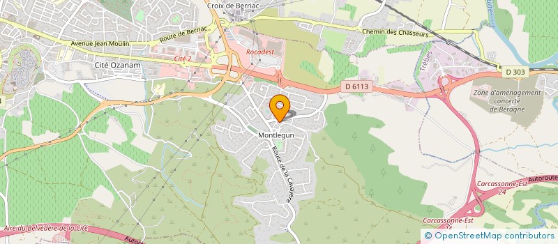 localisation de l'entreprise BOIS D AUTAN SCI à CARCASSONNE