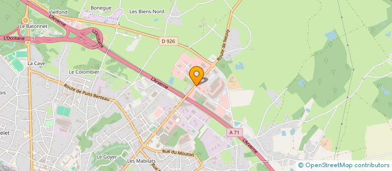 localisation de l'entreprise BOIS D'EBENE à VIERZON