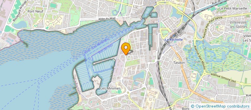 localisation de l'entreprise BOIS D'IRIS à LA ROCHELLE