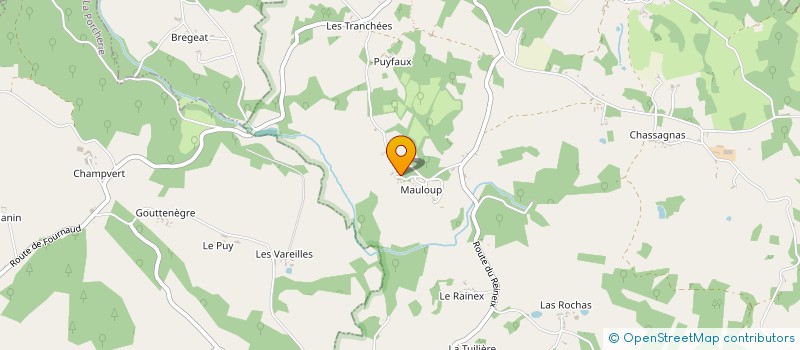 localisation de l'entreprise BOIS D'OEUVRE CONSTRUCTION à LA CROISILLE-SUR-BRIANCE