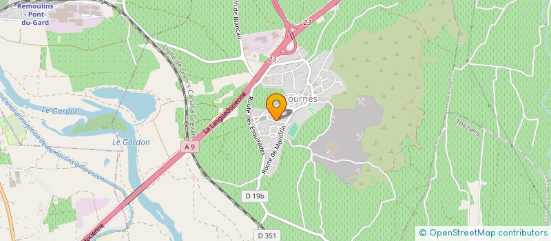 localisation de l'entreprise BOIS DE BRIGNON  FOURNES