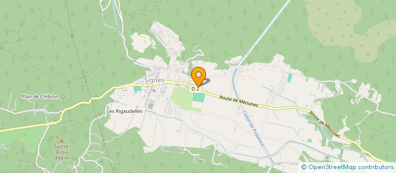 localisation de l'entreprise BOIS DE CHAUFFAGE AGREGATS à SIGNES