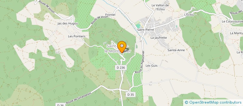 localisation de l'entreprise BOIS DE COULEURS DES PALLIERES à SAINT-MARTIN-DE-PALLIERES