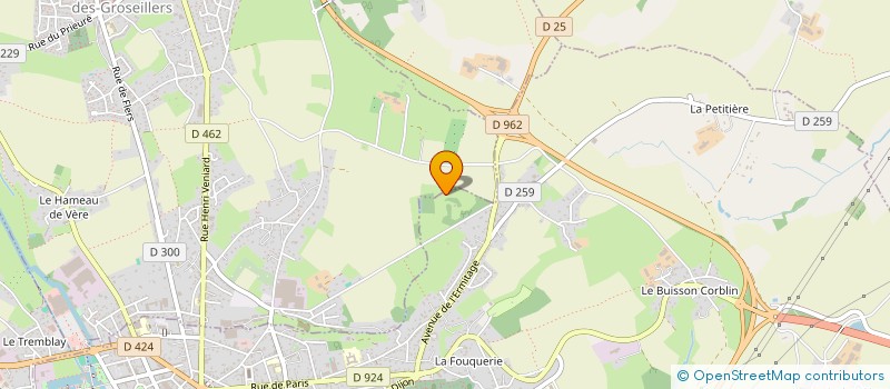 localisation de l'entreprise BOIS DE FLERS à FLERS