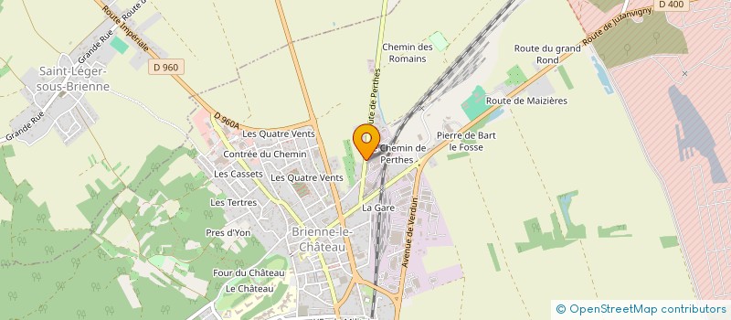 localisation de l'entreprise BOIS DE FRANCE à SAINT-LEGER-SOUS-BRIENNE