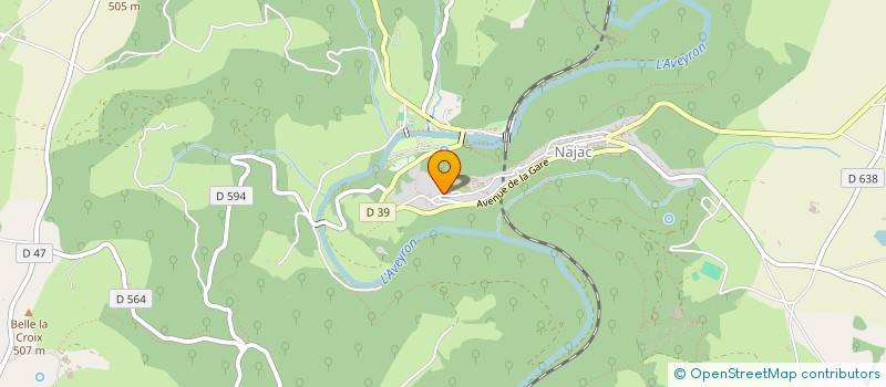 localisation de l'entreprise BOIS DE JADE  NAJAC