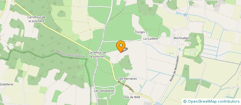 localisation de l'entreprise BOIS DE L'AUBANCE à BRISSAC LOIRE AUBANCE