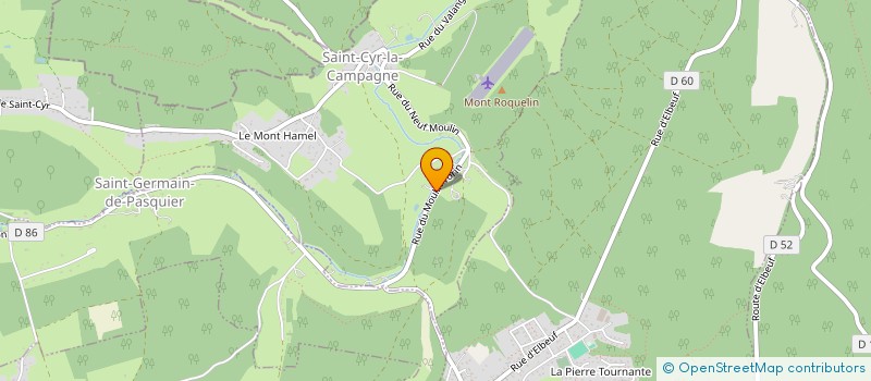 localisation de l'entreprise BOIS DE LA VALLEE DE L'OISON  SAINT-CYR-LA-CAMPAGNE