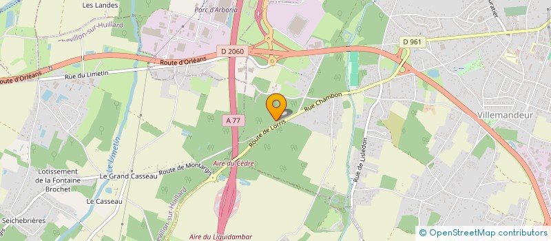 localisation de l'entreprise BOIS DE LISLEDON à VILLEMANDEUR