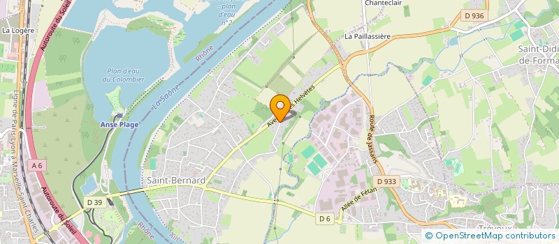 localisation de l'entreprise BOIS DE LYS  SAINT-BERNARD