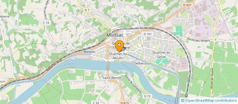 localisation de l'entreprise BOIS DE MADAME  MOISSAC