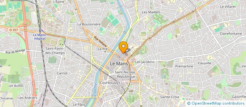 localisation de l'entreprise BOIS DE NEFLES 1  LE MANS