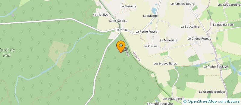 localisation de l'entreprise BOIS DE PAIL à AVERTON