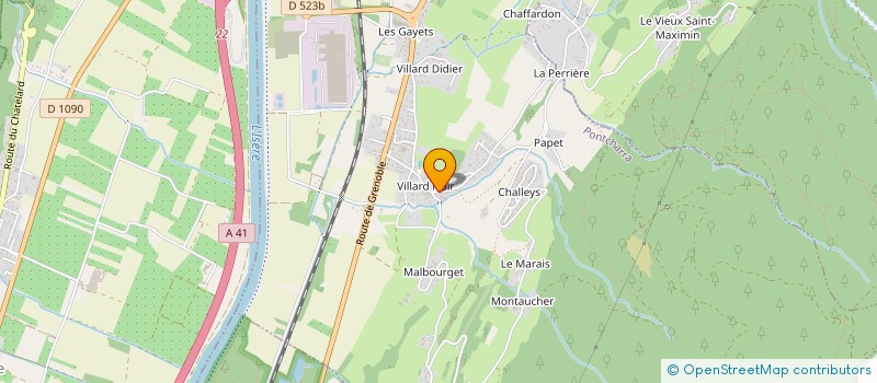 localisation de l'entreprise BOIS DE PIERRE  PONTCHARRA