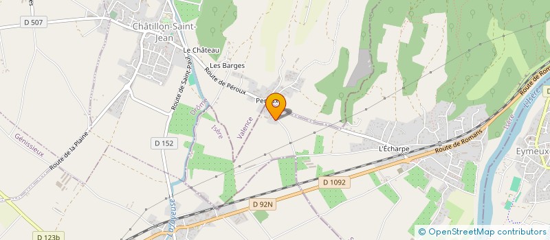 localisation de l'entreprise BOIS DE ROCHE  SAINT-PAUL-LES-ROMANS