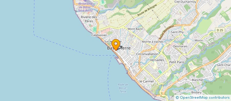 localisation de l'entreprise BOIS DE SOIE à BASSE-TERRE