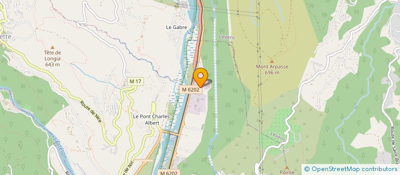 localisation de l'entreprise BOIS DECOR  LA ROQUETTE-SUR-VAR