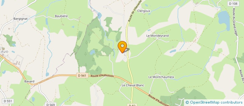 localisation de l'entreprise BOIS DES COMBRAILLES à CONDAT-EN-COMBRAILLE