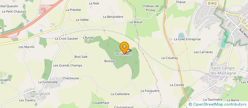 localisation de l'entreprise BOIS DES GUILLETS à COURGEOUT