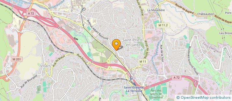 localisation de l'entreprise BOIS DES HERITIERS JOSEPH GINOT  SAINT-PRIEST-EN-JAREZ