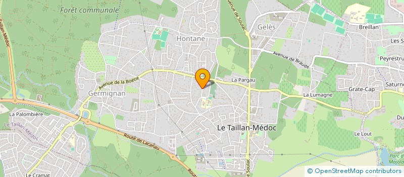 localisation de l'entreprise BOIS DES ORMES  LE TAILLAN MEDOC