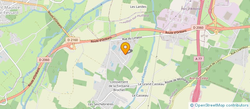 localisation de l'entreprise BOIS DESIGN ET AGENCEMENT à CHEVILLON-SUR-HUILLARD