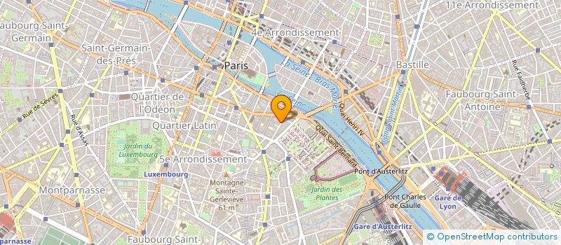 localisation de l'entreprise BOIS DETAIL COMPAS à PARIS