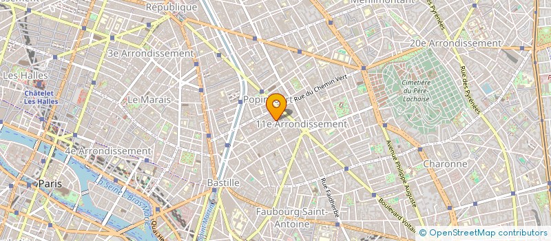 localisation de l'entreprise BOIS DETAIL TRIMAX à PARIS