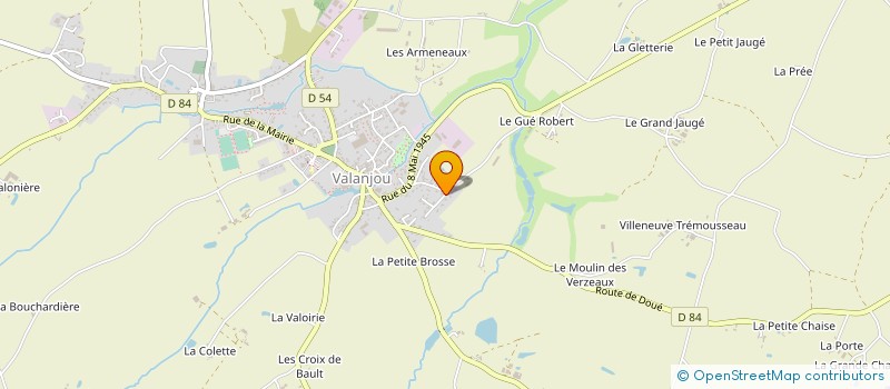 localisation de l'entreprise BOIS DIFFUSION à CHEMILLE-EN-ANJOU
