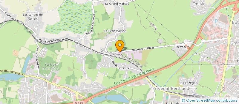 localisation de l'entreprise BOIS DISTRIBUTION CHAUFFAGE à SAINT-NAZAIRE