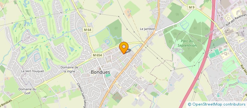 localisation de l'entreprise BOIS DU BELIEUL  BONDUES