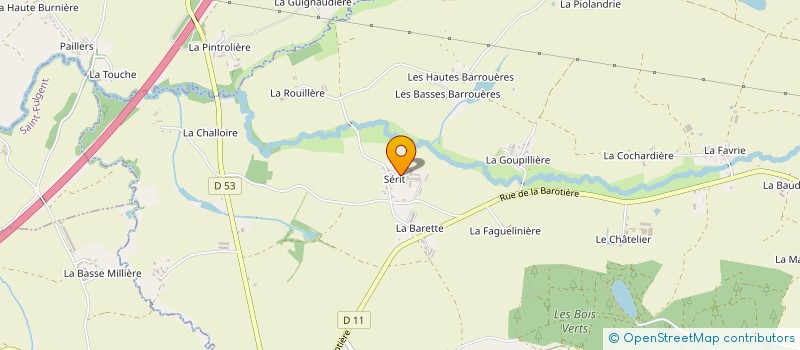 localisation de l'entreprise BOIS DU CE  CHANVERRIE