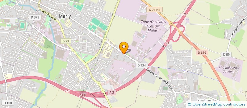 localisation de l'entreprise BOIS DU FOYAU  MARLY