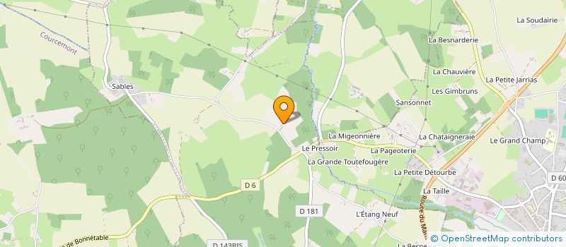 localisation de l'entreprise BOIS DU GUELARIDON INDIVISION  TERREHAULT