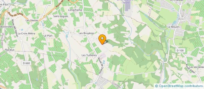 localisation de l'entreprise BOIS DU LAC  BAGNOLS