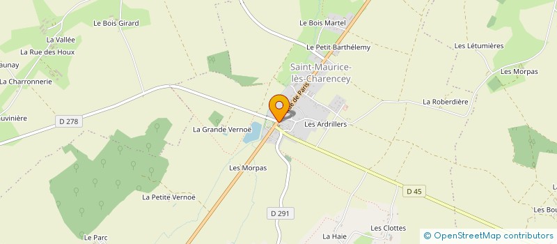 localisation de l'entreprise BOIS DU PERCHE à CHARENCEY